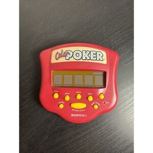 Radica 8020 Pocket Poker Handheld Electronic Game (50815313) Works